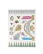 Wrapables Celebrity Inspired Temporary Tattoos in Metallic Gold Silver and Black (6 Sheets), Large, Goddess Symbols
